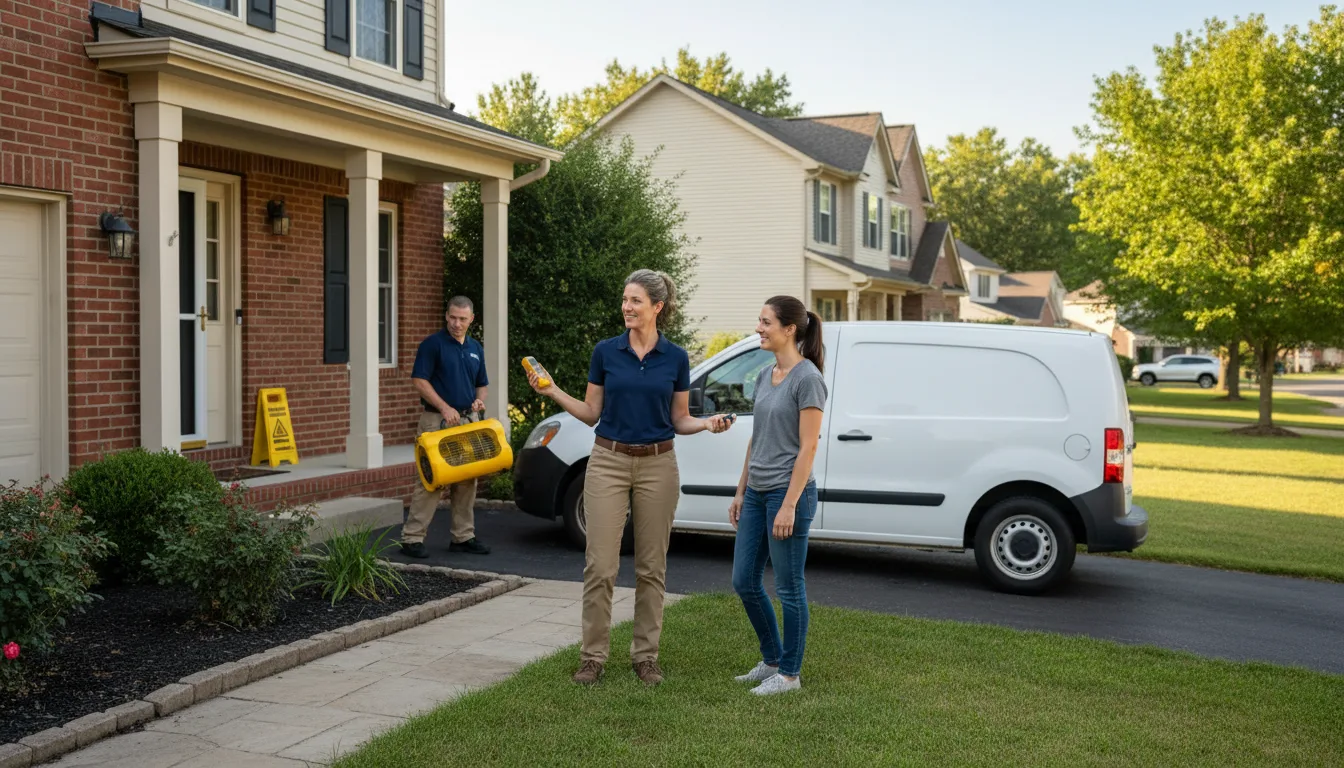 Water restoration image for Water Damage & Restoration Services in Meherrin, VA